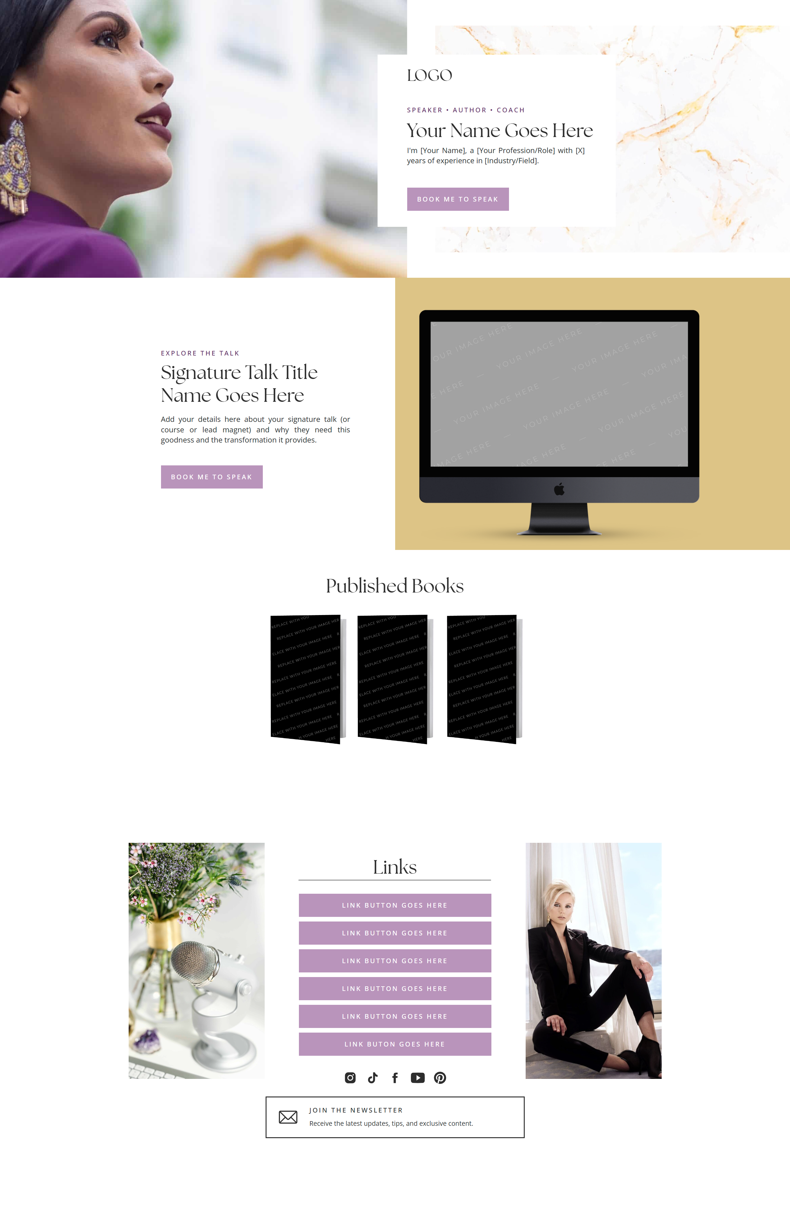 Inner Spark Link In Bio Template
