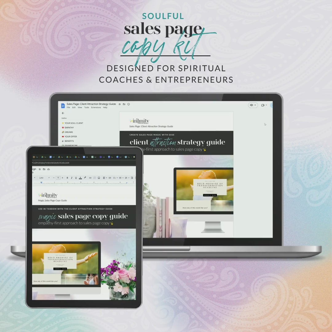 Soulful Sales Page Copy Kit