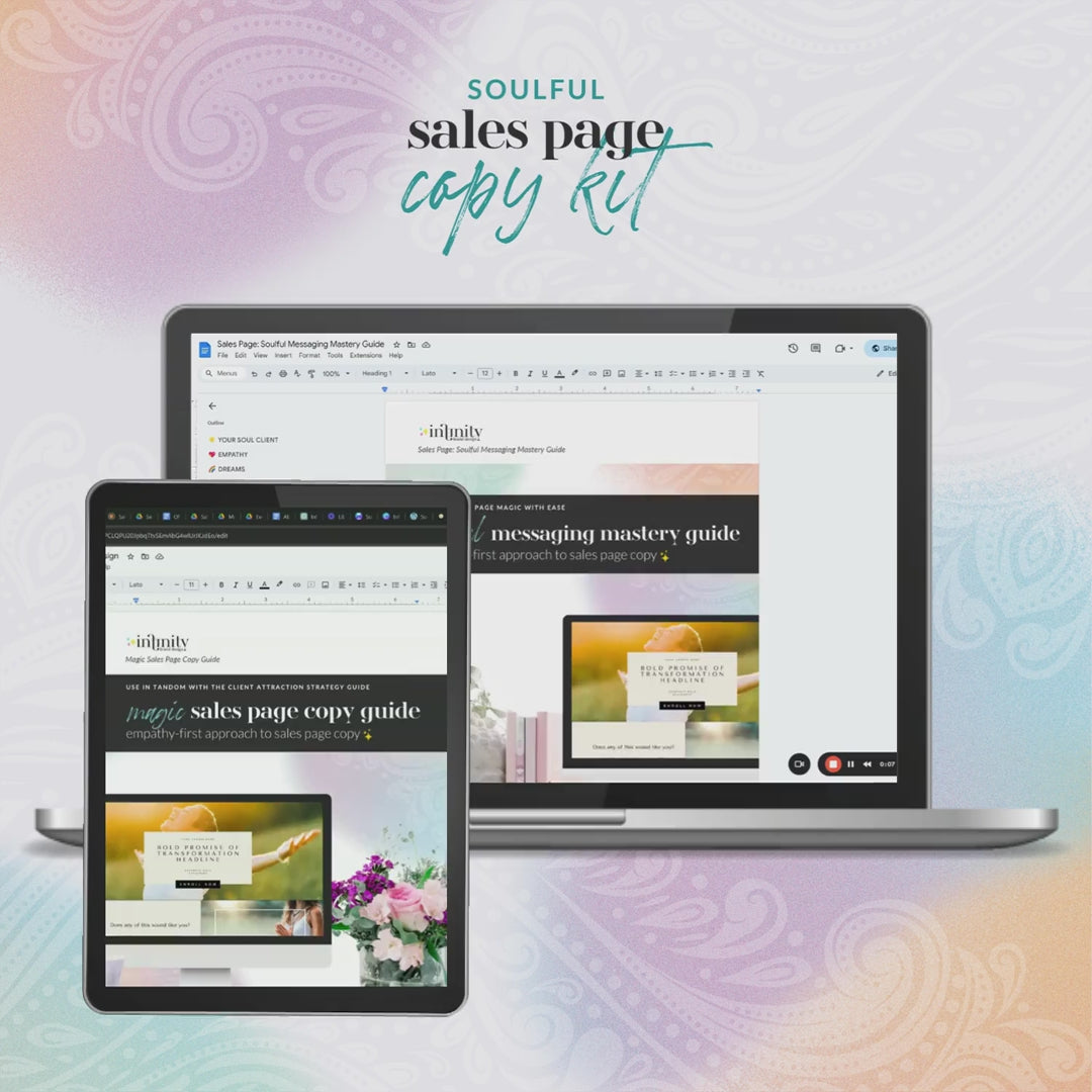 The Soulful Sales Page Copy Kit