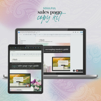 Soulful Sales Page Copy Kit