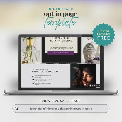 Inner Spark Opt-in Page (Canva)